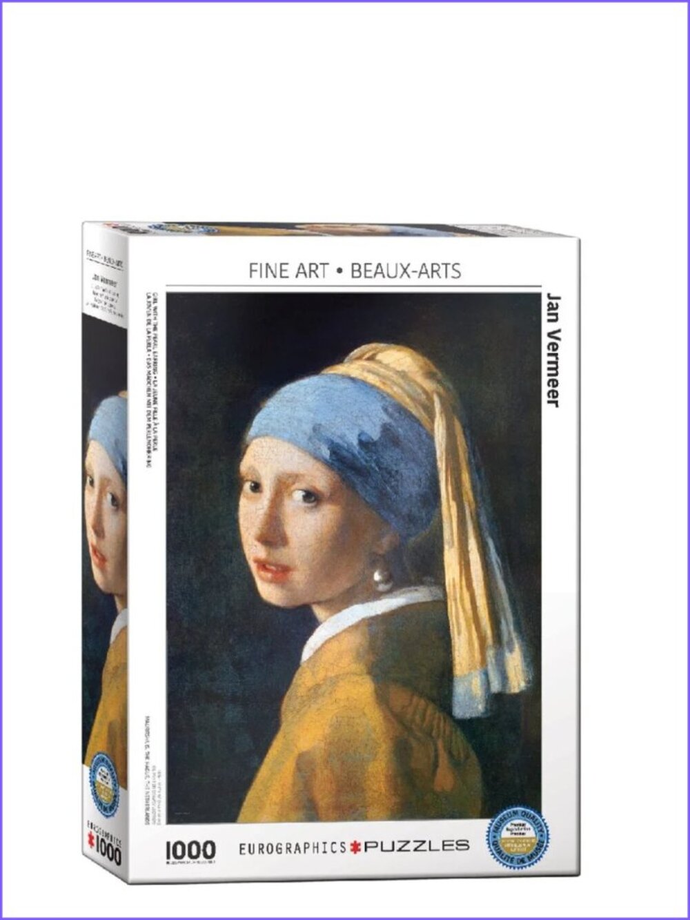 Eurographics 1000pcs Adult Puzzle -Girl with a Pearl Earring Fine Art New In Box